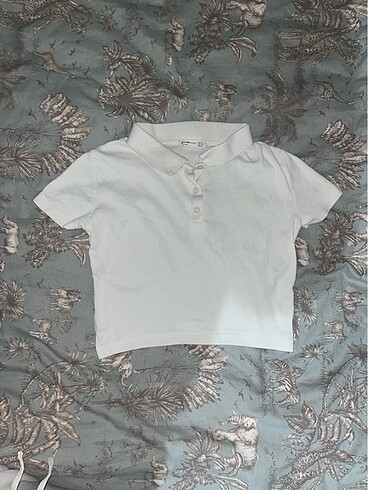 Polo yaka crop