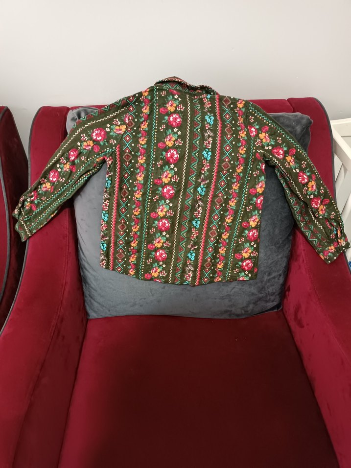 Nakışlı Bohem Çok Renkli çocuk gömlek - Görsel 2