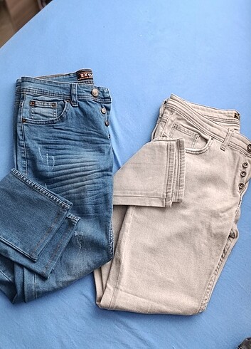 34 Beden Erkek kot pantalon