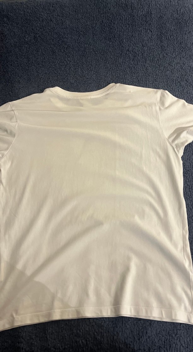 Emporio Armani Erkek Beyaz Baskılı Tişört - Görsel 4