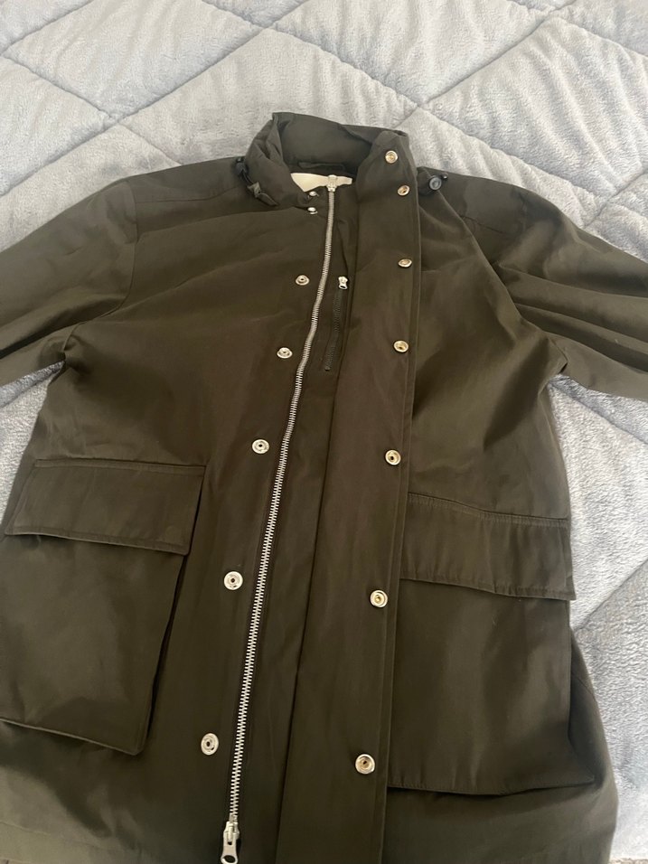 Düğmeli Yeşil Erkek 2 katlı ceket kışlık mınt - Görsel 3