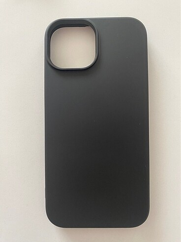 Cappy Silikon iPhone 15 Kılıf - Siyah