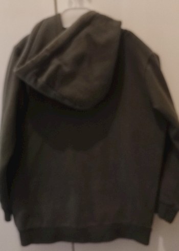 Kapüşonlu Gri Erkek Çocuk Mont - Görsel 3