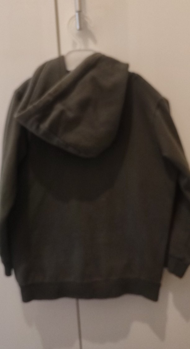 Kapüşonlu Gri Erkek Çocuk Mont - Görsel 3