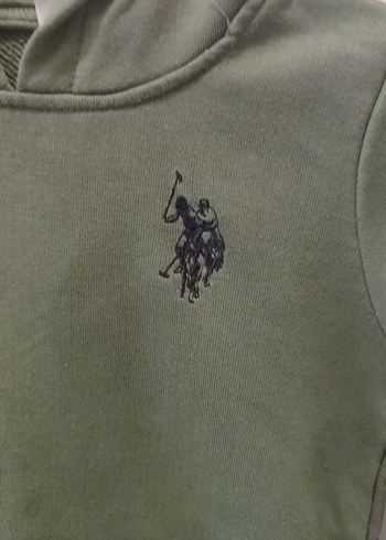 Erkek Çocuk Haki Kapüşonlu Sweatshirt - Görsel 2