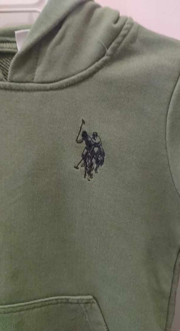 Erkek Çocuk Haki Kapüşonlu Sweatshirt - Görsel 2