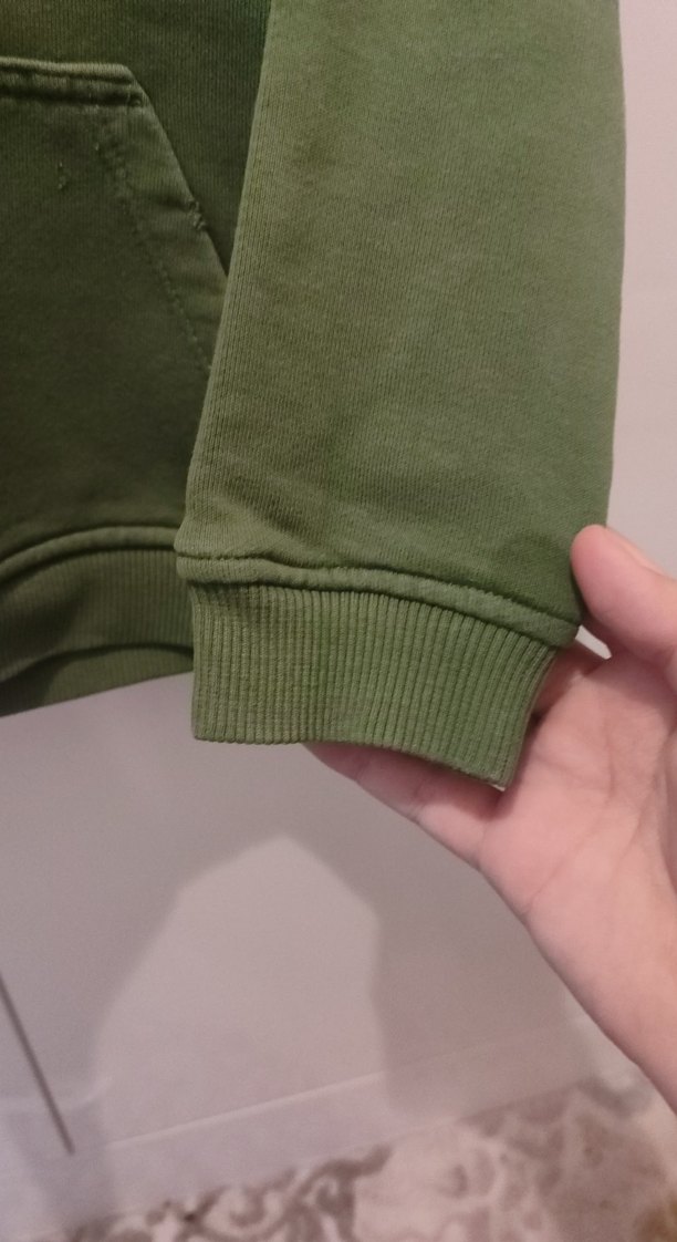 Erkek Çocuk Haki Kapüşonlu Sweatshirt - Görsel 5