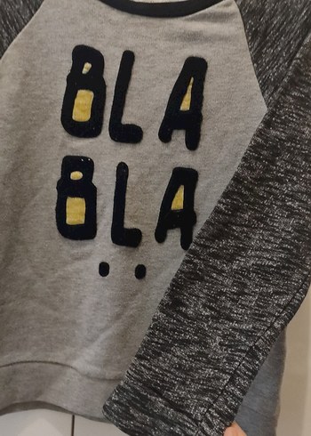 Erkek Çocuk Gri Baskılı Sweatshirt - Görsel 2