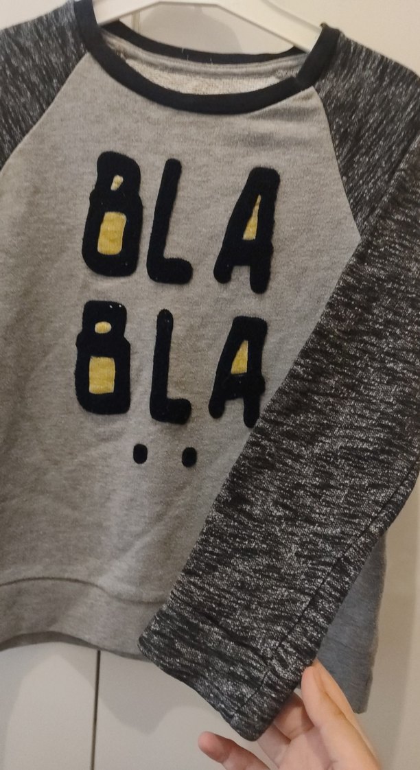 Erkek Çocuk Gri Baskılı Sweatshirt - Görsel 2