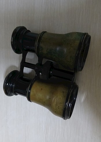 Siyah Dürbün Alman malı 1960 yıl kolleksiyonluk orjinal antika - Görsel 6