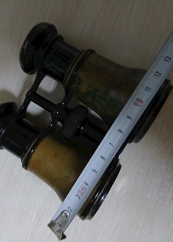 Siyah Dürbün Alman malı 1960 yıl kolleksiyonluk orjinal antika - Görsel 5