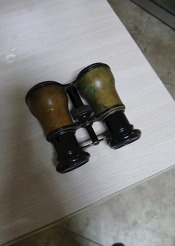 Siyah Dürbün Alman malı 1960 yıl kolleksiyonluk orjinal antika - Görsel 4