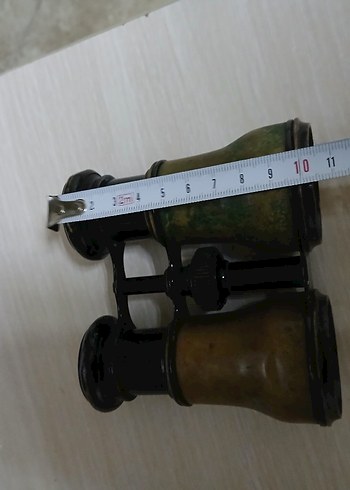 Siyah Dürbün Alman malı 1960 yıl kolleksiyonluk orjinal antika - Görsel 3