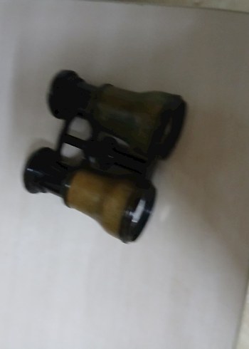 Siyah Dürbün Alman malı 1960 yıl kolleksiyonluk orjinal antika - Görsel 7