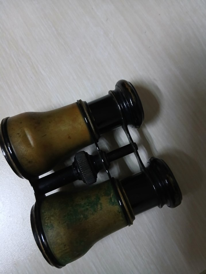 Siyah Dürbün Alman malı 1960 yıl kolleksiyonluk orjinal antika - Görsel 2