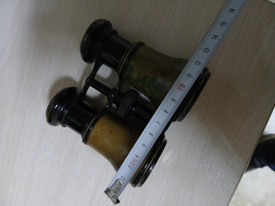 Siyah Dürbün Alman malı 1960 yıl kolleksiyonluk orjinal antika - Görsel 5