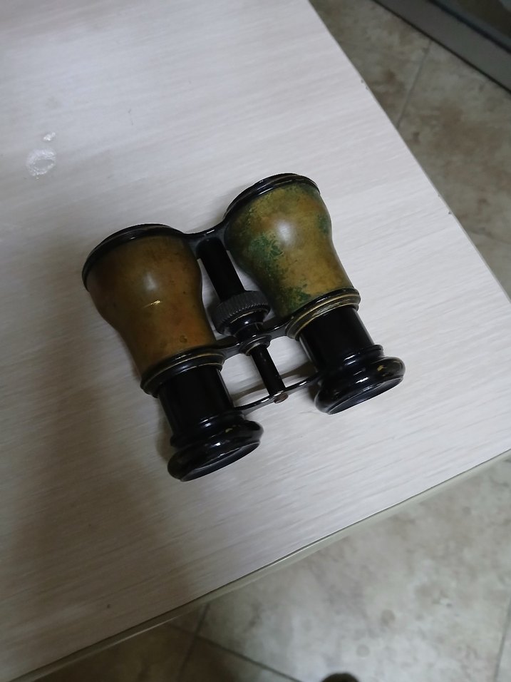 Siyah Dürbün Alman malı 1960 yıl kolleksiyonluk orjinal antika - Görsel 4