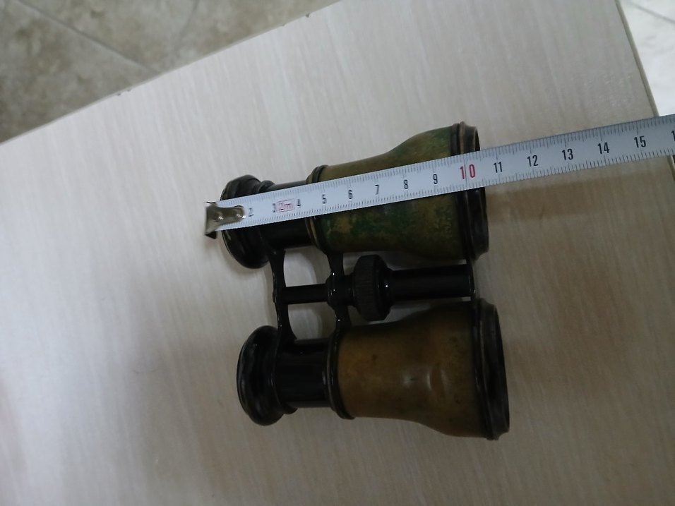 Siyah Dürbün Alman malı 1960 yıl kolleksiyonluk orjinal antika - Görsel 3