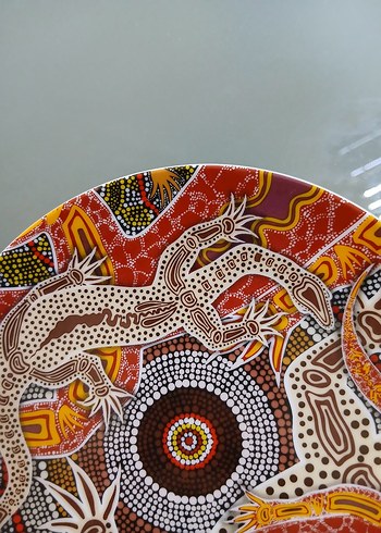 Aborjin Sanatı TObVabbA Art VİSİT DUVAR TABAĞI. - Görsel 4