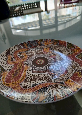 Aborjin Sanatı TObVabbA Art VİSİT DUVAR TABAĞI. - Görsel 3