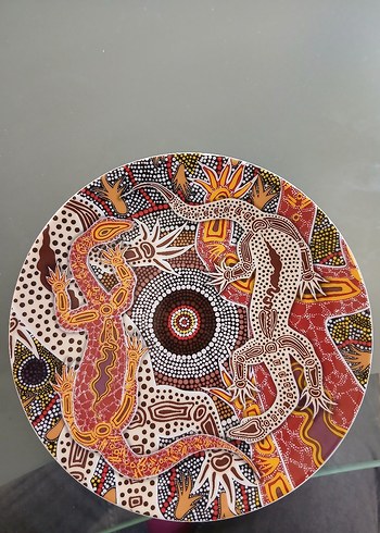 Aborjin Sanatı TObVabbA Art VİSİT DUVAR TABAĞI. - Görsel 2