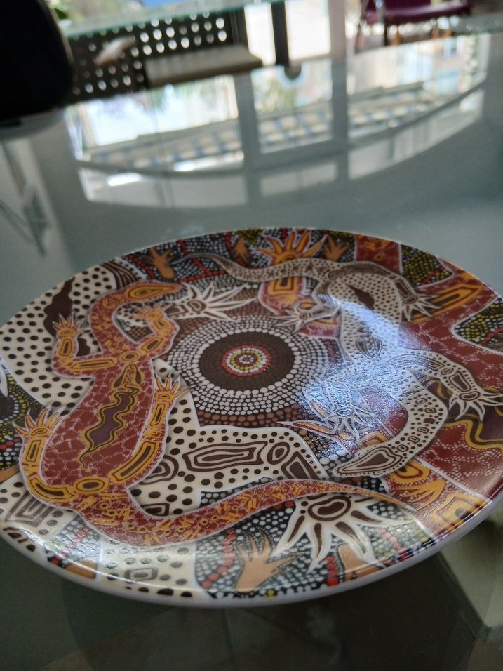 Aborjin Sanatı TObVabbA Art VİSİT DUVAR TABAĞI. - Görsel 3