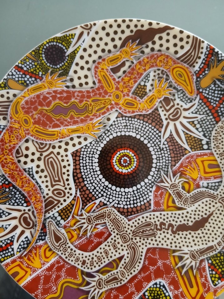 Aborjin Sanatı TObVabbA Art VİSİT DUVAR TABAĞI. - Görsel 5