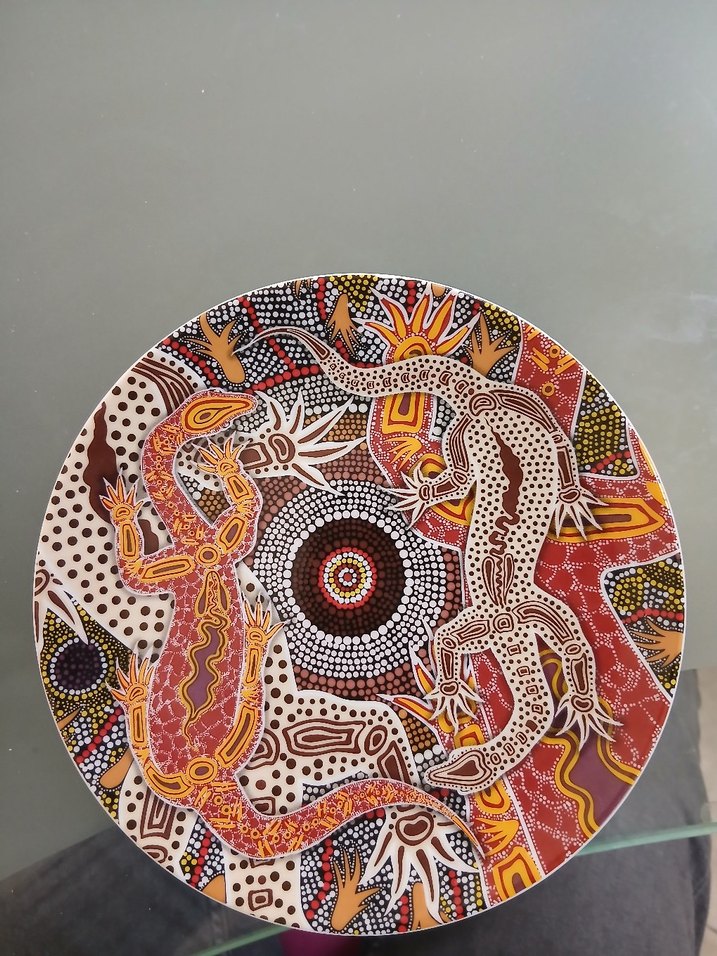 Aborjin Sanatı TObVabbA Art VİSİT DUVAR TABAĞI. - Görsel 2