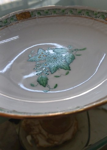 Herend Yeşil Desenli FincanTabağı - Görsel 3