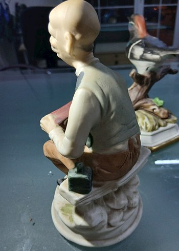 İspanyol damgalı Pastel Tonlarda Beyaz Figürin - Görsel 3