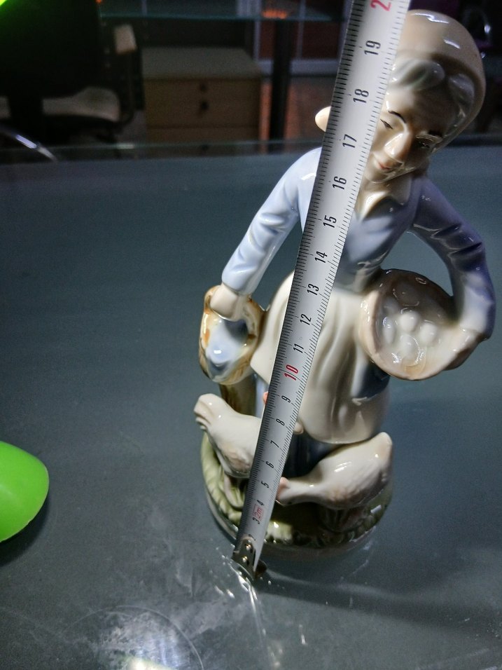 Liadro modeli Fransız damgasız dönem.Pastel Mavi Figürin - Görsel 5