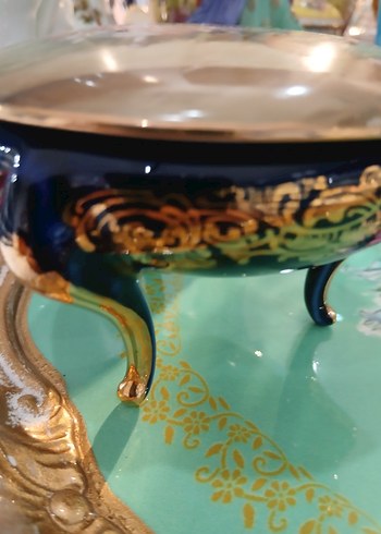 Limoges ayaklı bonboniyer 50yıllık sahibinden. - Görsel 10