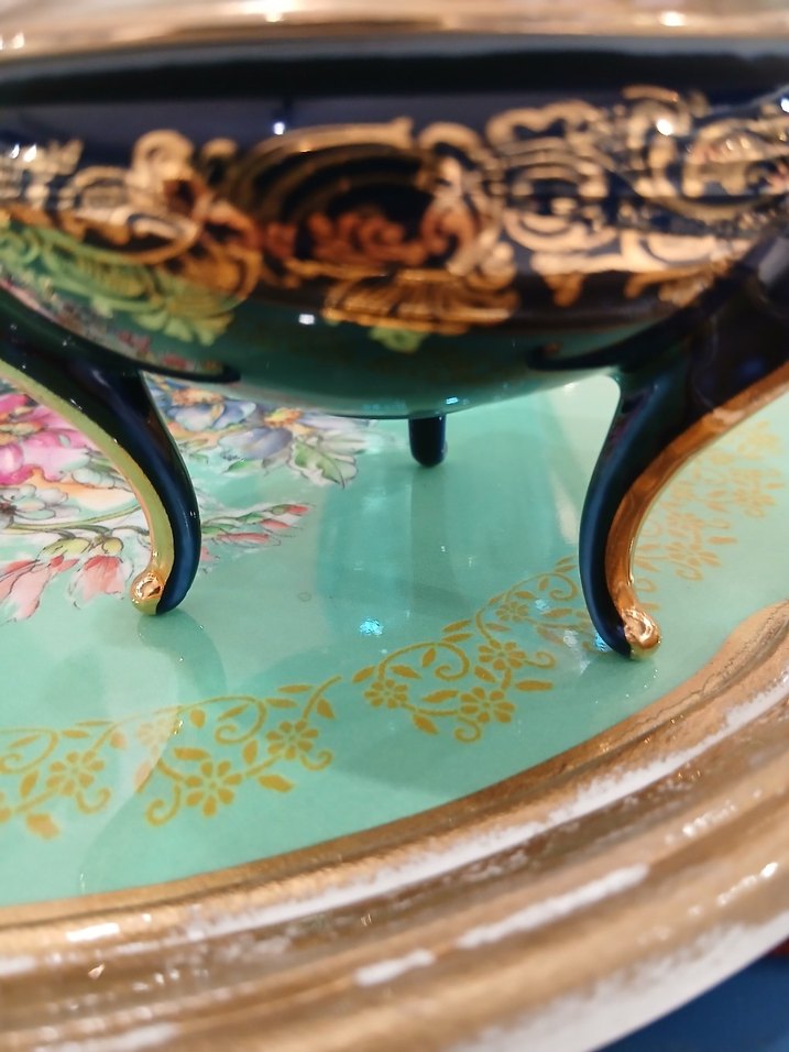 Limoges ayaklı bonboniyer 50yıllık sahibinden. - Görsel 2