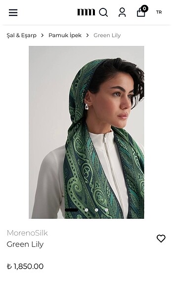 Moreno silk ipek şal