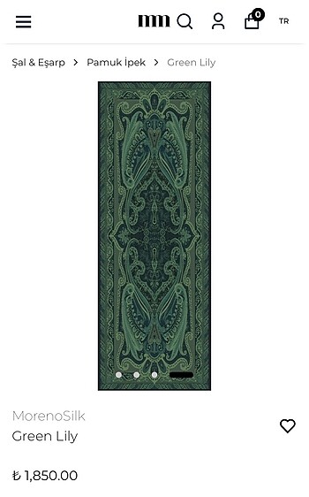 Diğer Moreno silk ipek şal