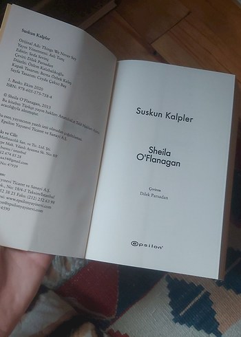 Beden Suskun Kalpler - Sheila O'Flanagan