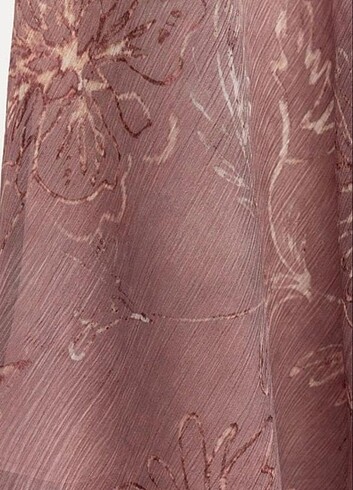xl Beden pembe Renk Zw collection katmanlı desenli 