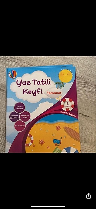  Beden 1. sınıf yaz tatili kitapçık seti 6lı