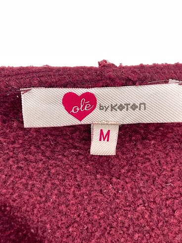 m Beden bordo Renk Koton Sweatshirt %70 İndirimli.