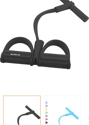  Beden Renk Delta Siyah Egzersiz Matı ve Fitness Seti