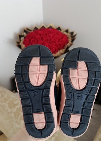 Kız Çocuk Pembe Baskılı Street Wear Bot - Görsel 3