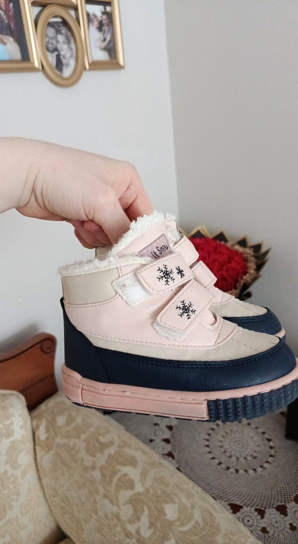 Kız Çocuk Pembe Baskılı Street Wear Bot - Görsel 2