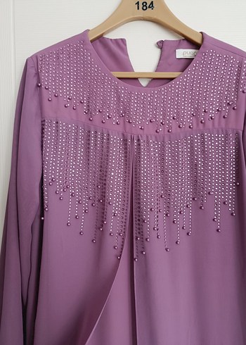 Pudra rengi Abiye - Görsel 2