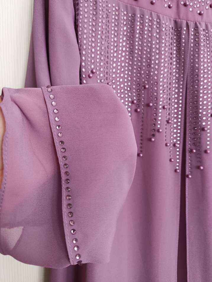 Pudra rengi Abiye - Görsel 3