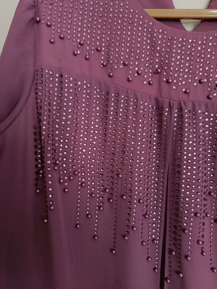 Pudra rengi Abiye - Görsel 4