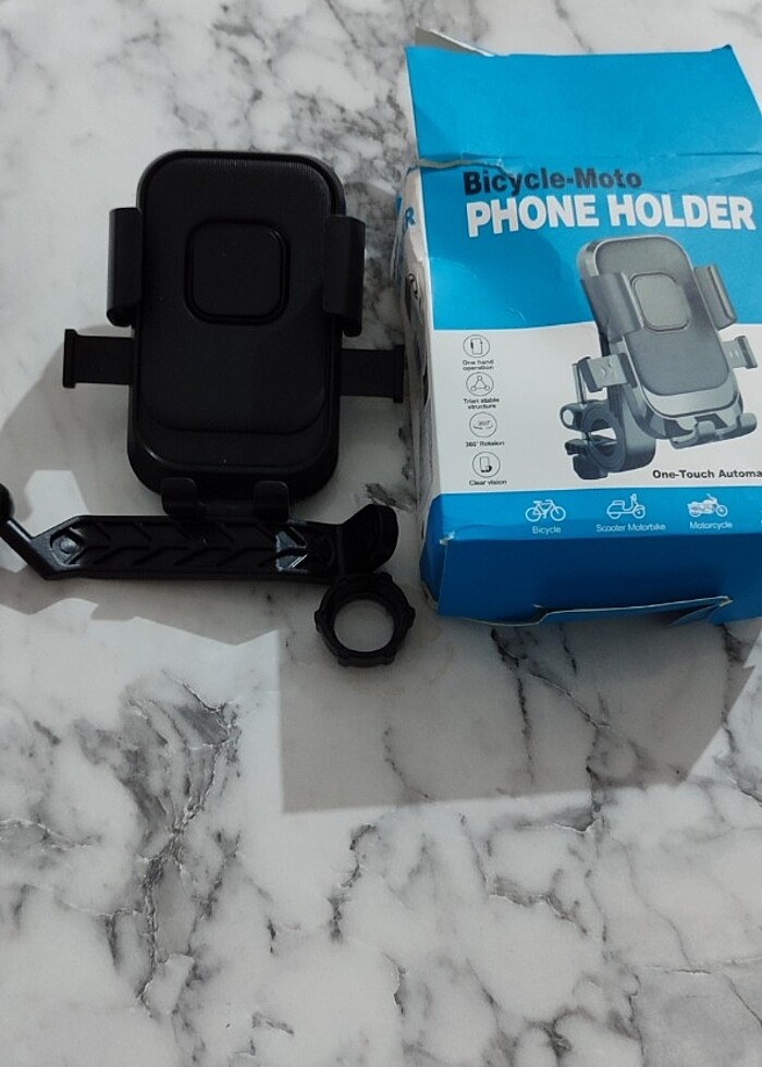 Motorsiklet, bisiklet ve scooter telefon tutacağı  - Görsel 2