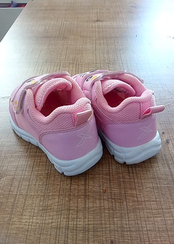 Kız Çocuk Pembe Cırtlı Spor Ayakkabı - Görsel 3