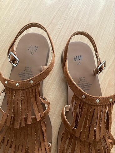 H&M Kahverengi Sandalet