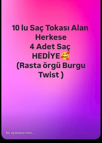 Diğer Rasta Örgü Burgu Twist Saç Tokası