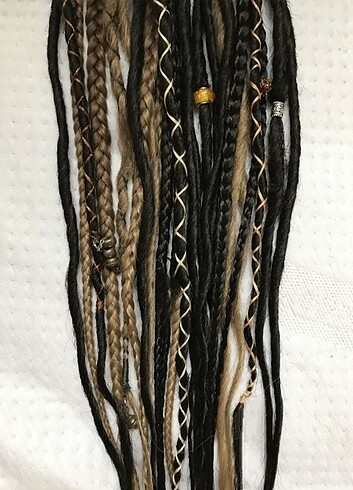 Rasta Örgü Burgu Twist Saç Tokası 